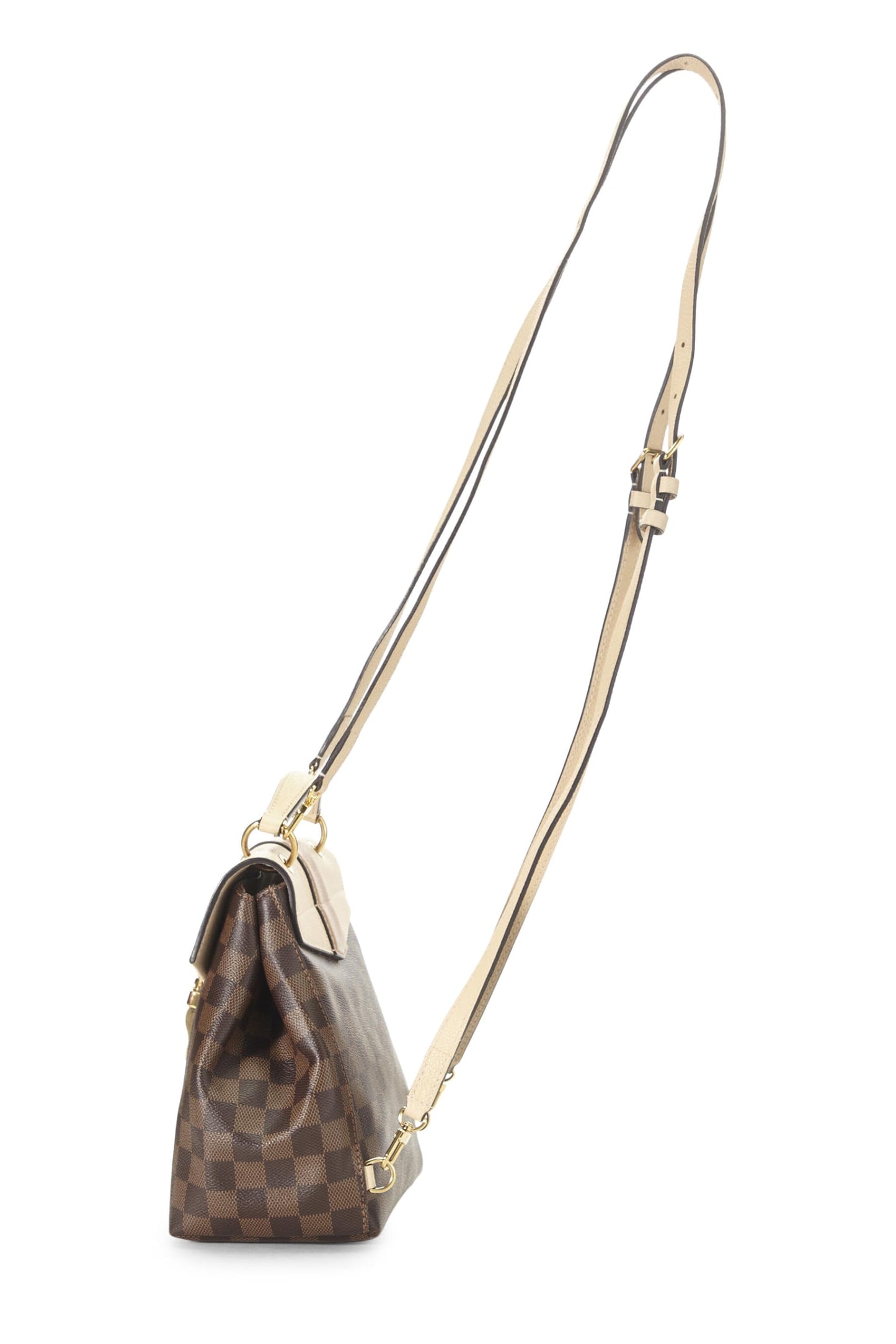 Louis Vuitton,  Cream Damier Ebene Clapton Backpack, Beige