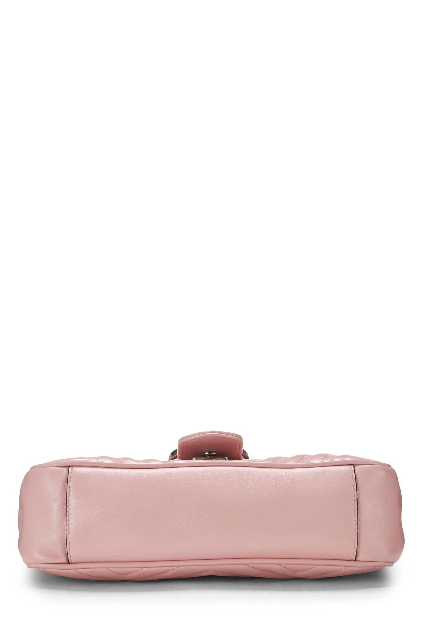 Gucci, Pink Matelassé Leather Marmont Shoulder Bag, Pink