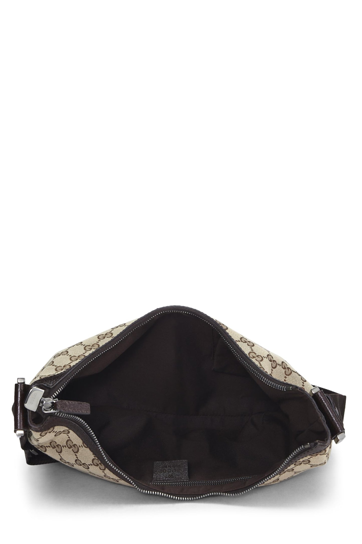 Gucci, Original GG Canvas Round Messenger, Brown