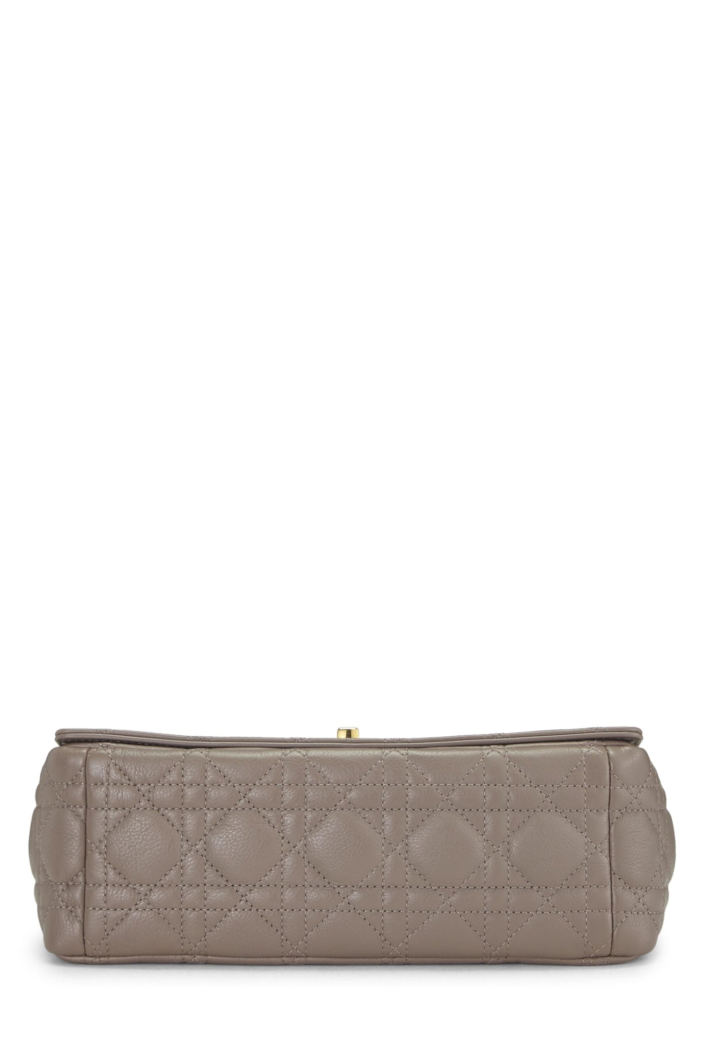Dior,  Beige Cannage Calfskin Caro Bag Medium, Grey