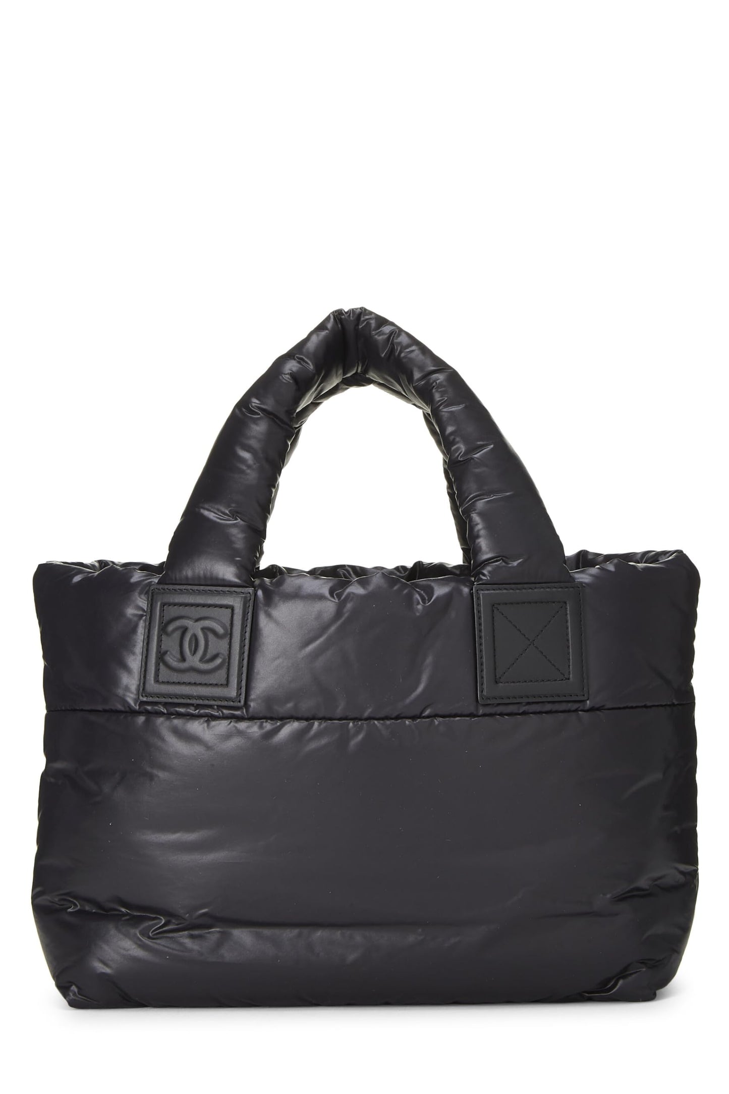 Chanel,  Black Nylon Coco Cocoon Tote Small, Black