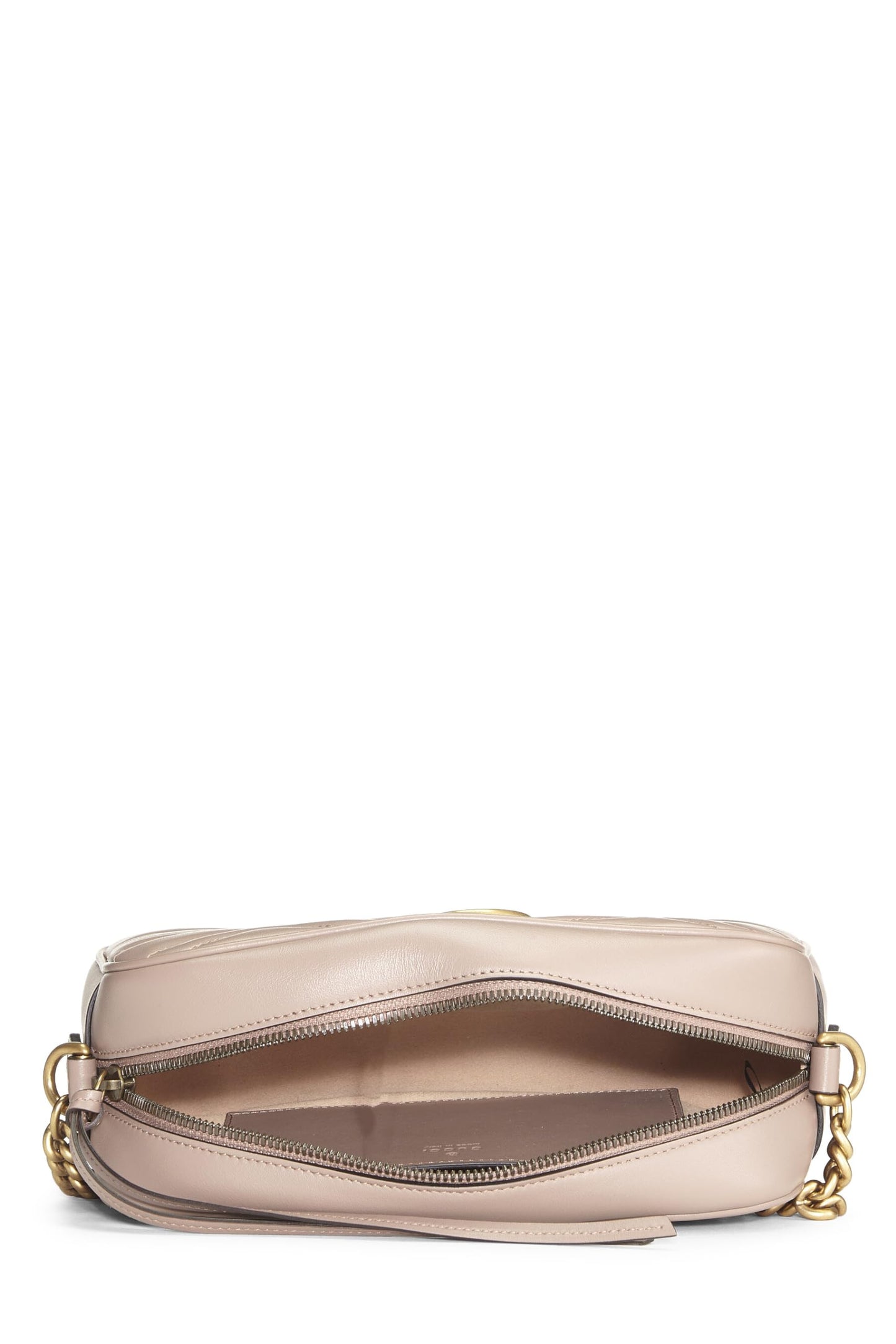 Gucci, Pink Leather GG Marmont Crossbody, Pink