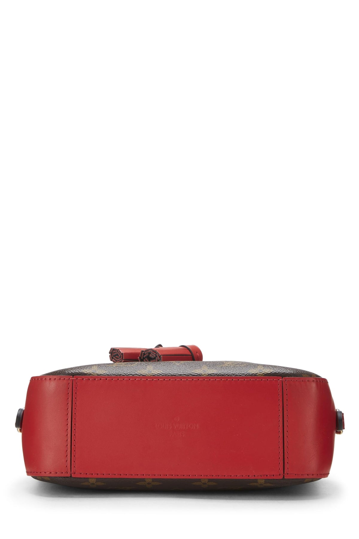 Louis Vuitton,  Red Monogram Canvas Saintonge, Red