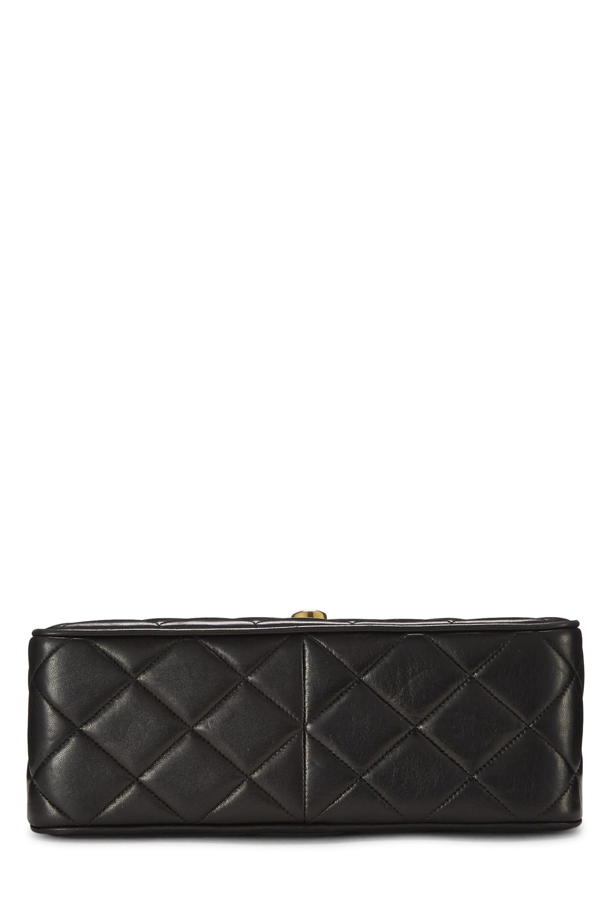 Chanel,  Black Lambskin Big 'CC' Square Flap, Black