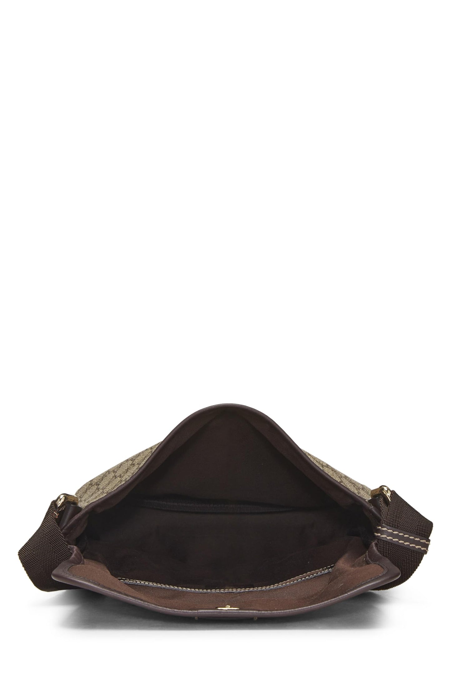 Gucci, Original GG Supreme Canvas Flap Messenger Small, Brown