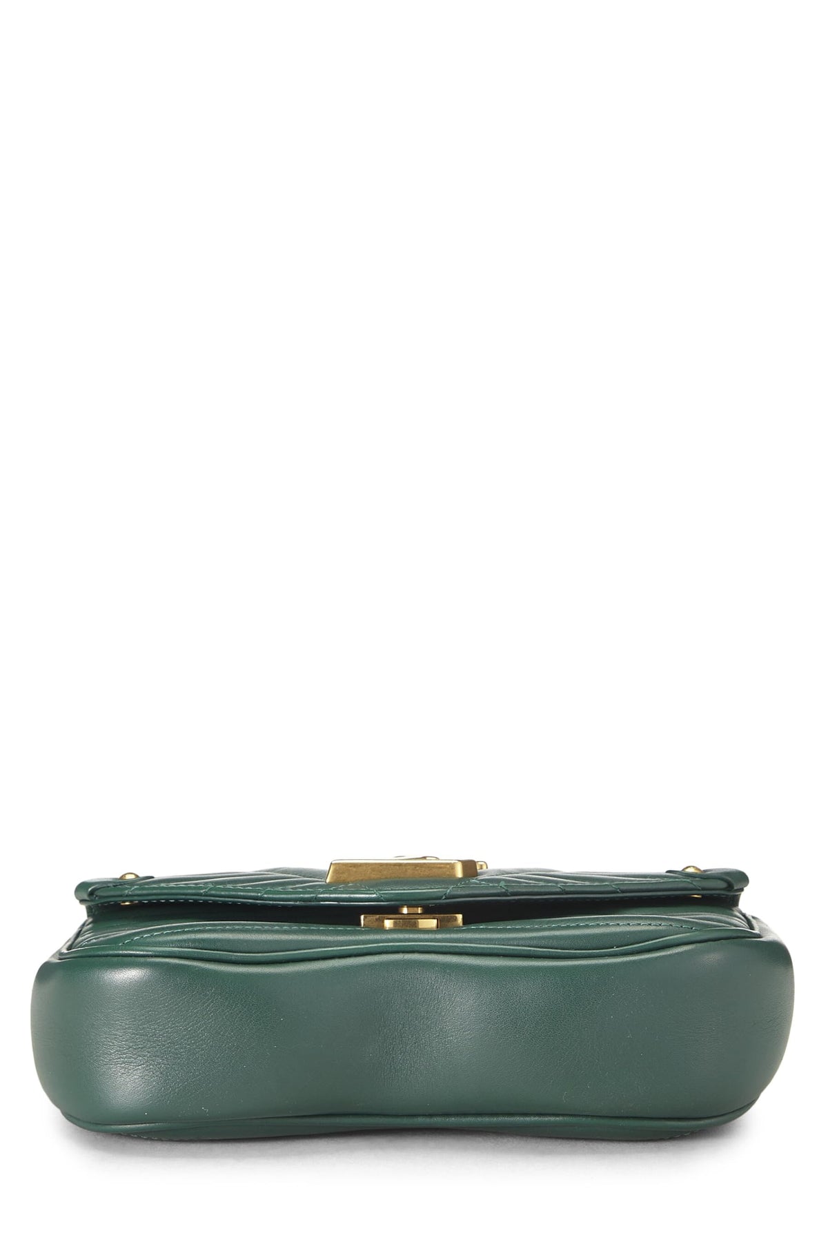 Louis Vuitton,  Green Calfskin Leather New Wave Chain MM, Green