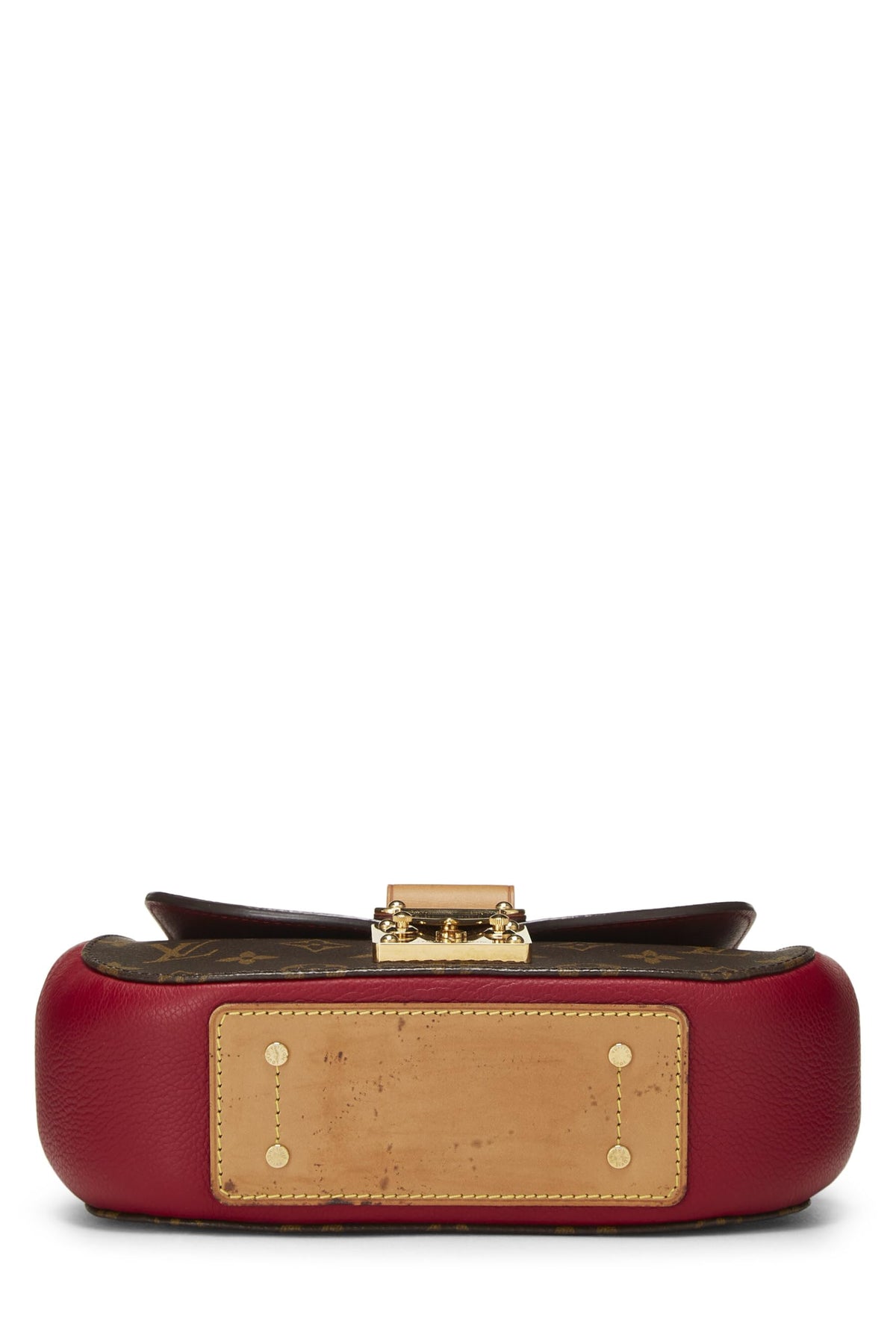 Louis Vuitton,  Burgundy Monogram Canvas Eden PM, Red