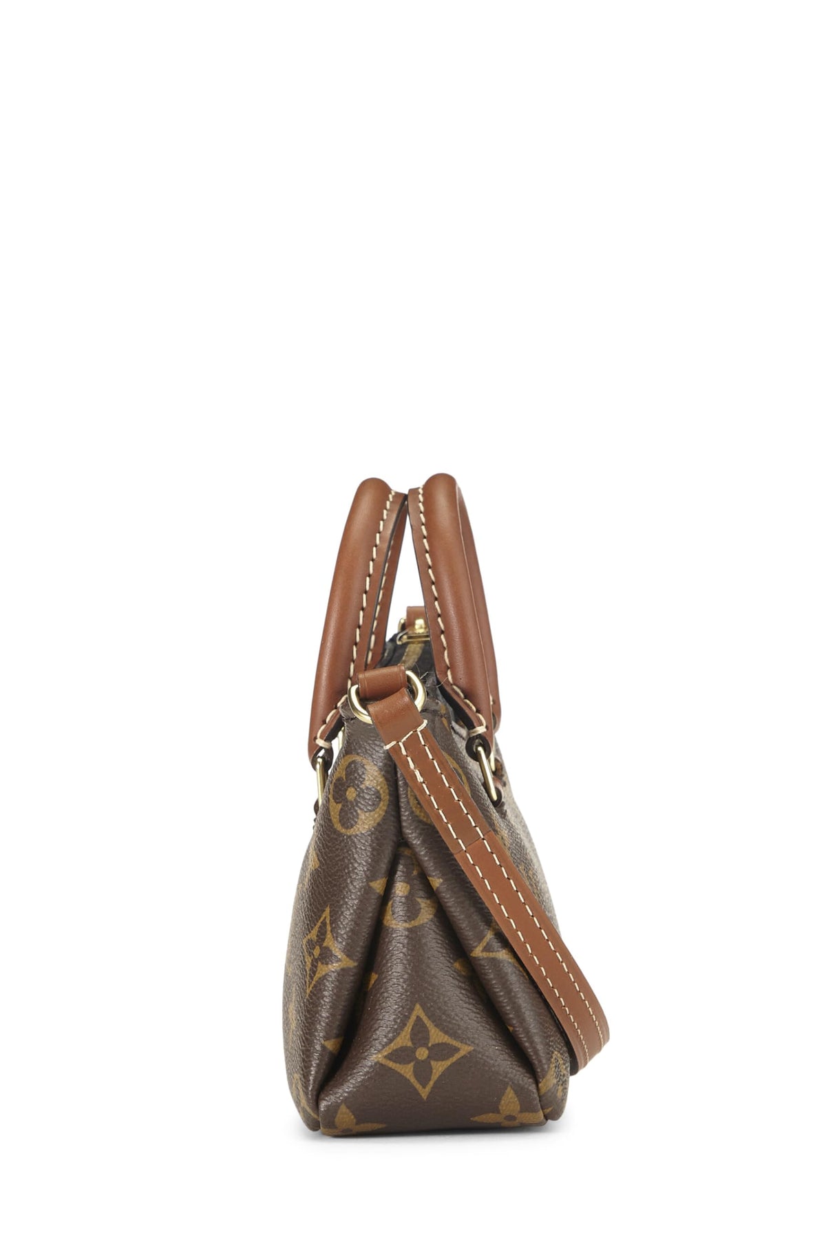 Louis Vuitton,  Black Monogram Canvas Pallas Nano, Black