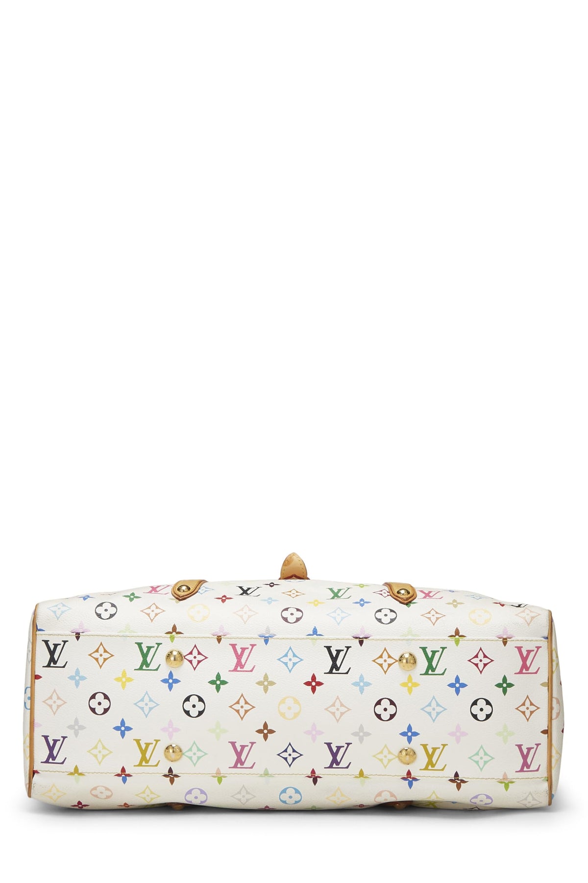 Louis Vuitton,  Takashi Murakami x Louis Vuitton White Monogram Multicolore Aurelia GM, White