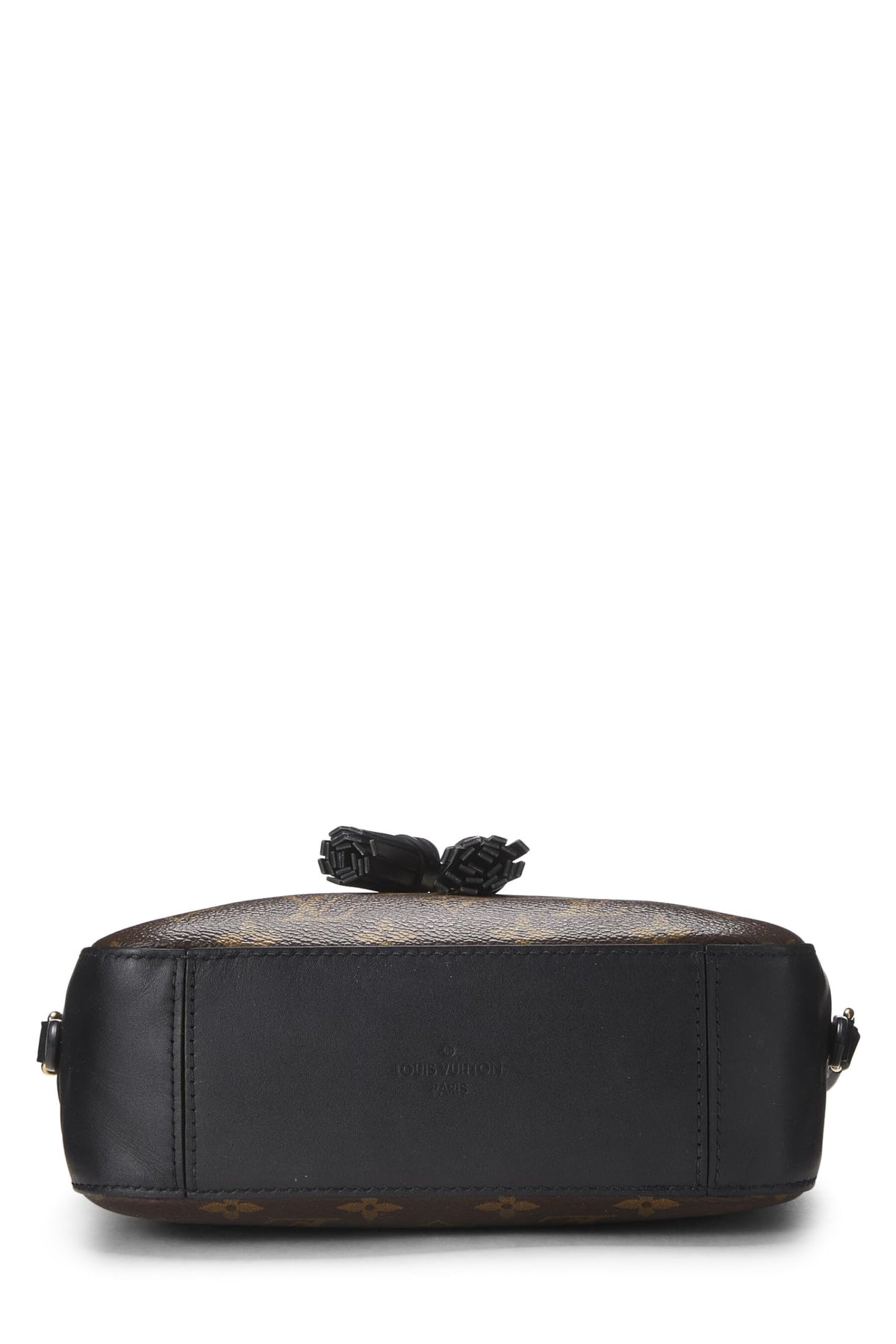 Louis Vuitton,  Black Monogram Canvas Saintonge, Black