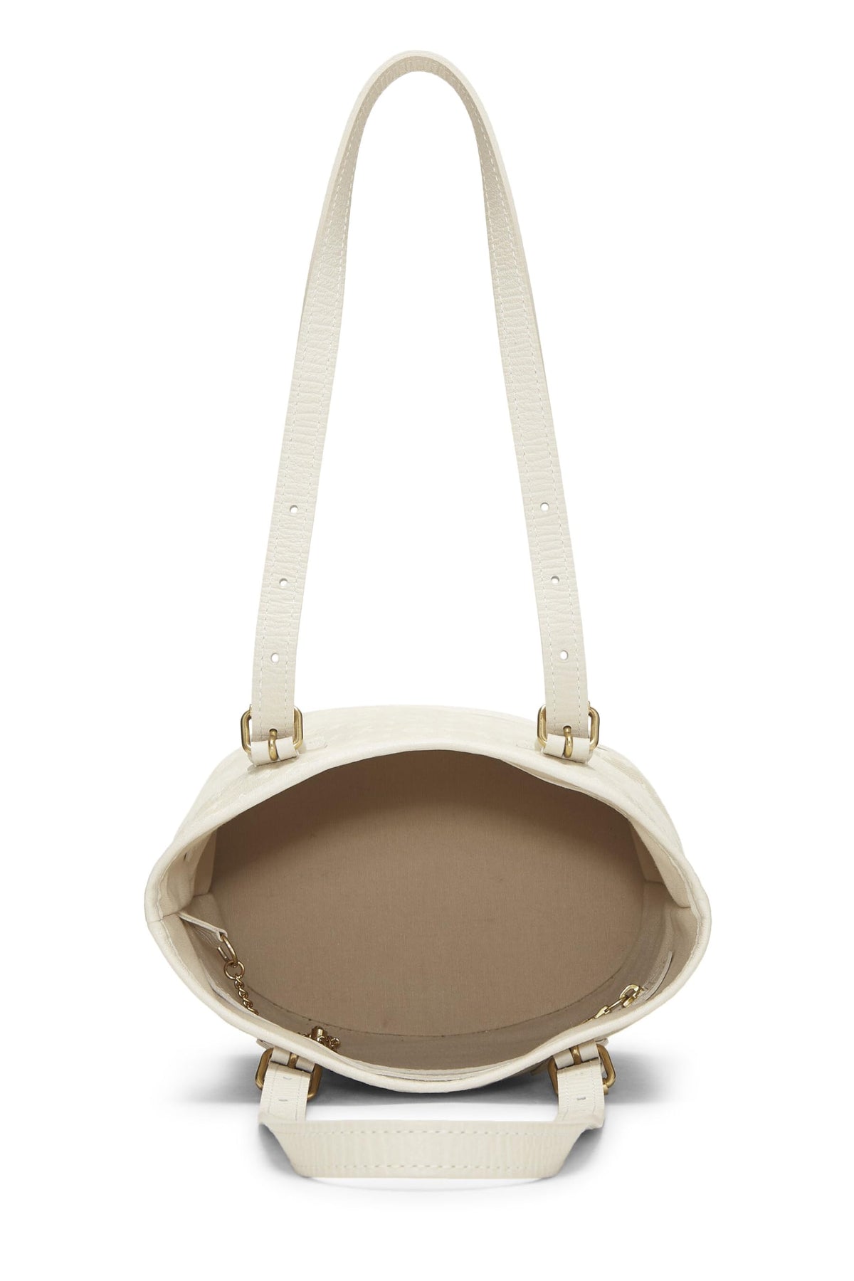 Louis Vuitton,  Beige Monogram Mini Lin Bucket PM, Beige