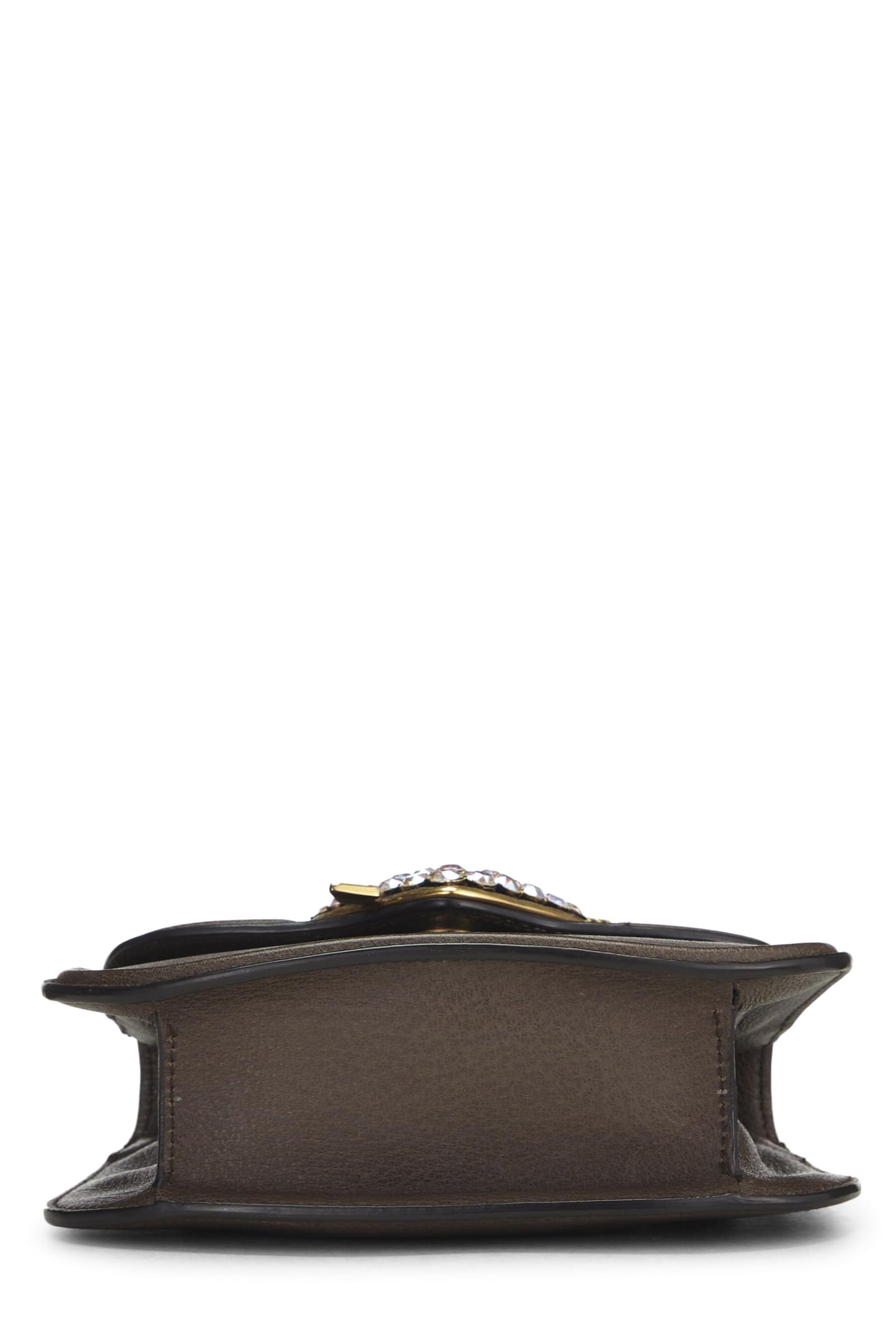 Gucci, Brown Leather Linea Shoulder Bag Small, Brown