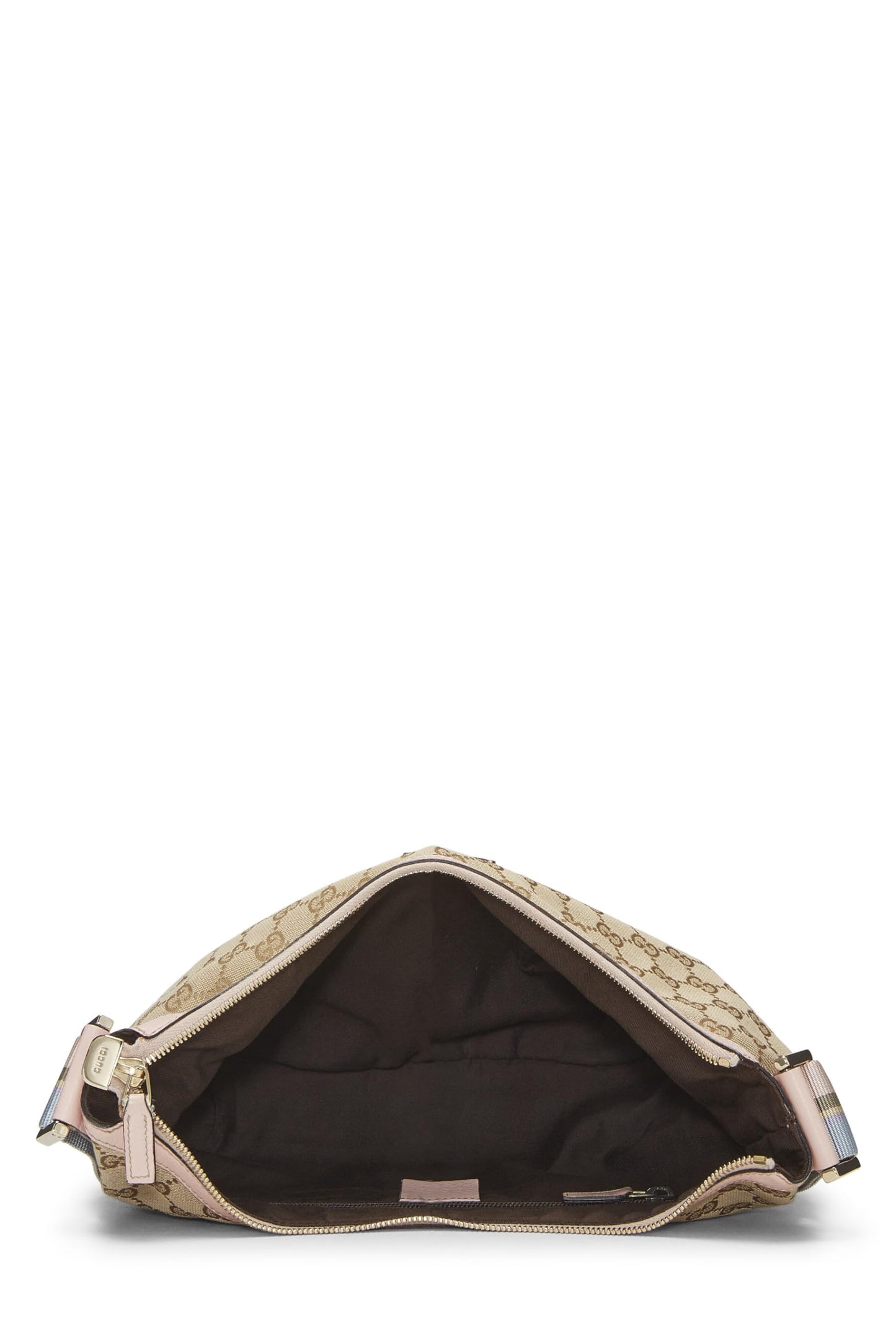 Gucci, Pink Original GG Canvas Web Messenger Large, Pink