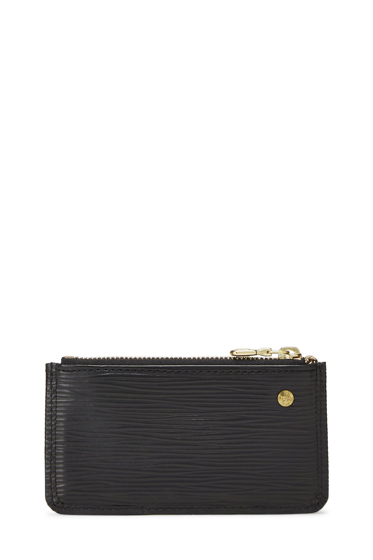 Louis Vuitton,  Black Epi Pochette Clefs, Black