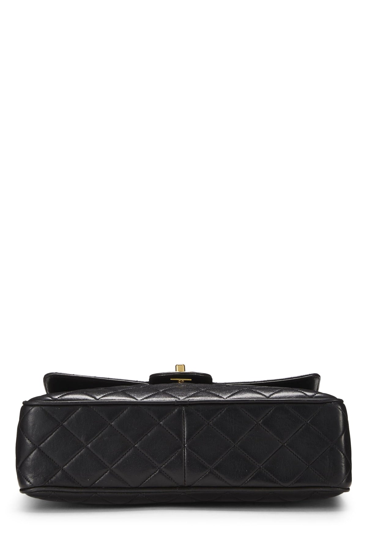 Chanel,  Black Quilted Lambskin Pocket Camera Bag Large, Black