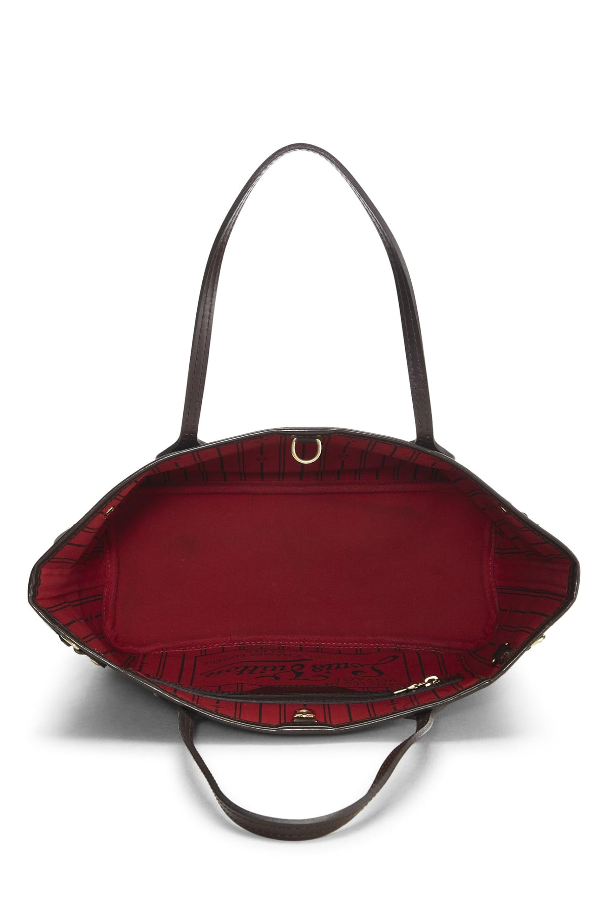 Louis Vuitton,  Damier Ebene Neverfull PM, Brown