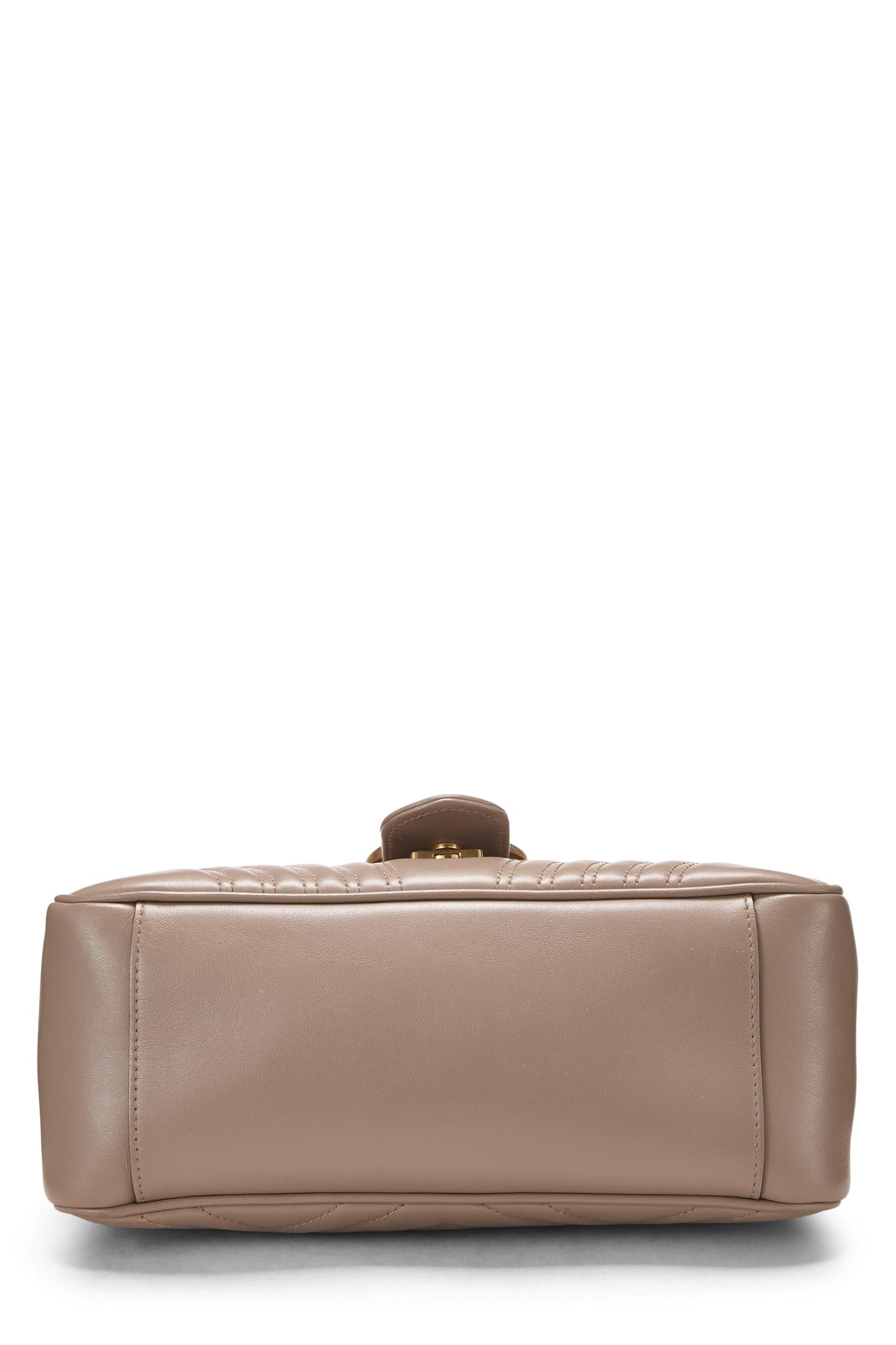Gucci, Pink Leather GG Marmont Top Handle Shoulder Bag Small, Pink