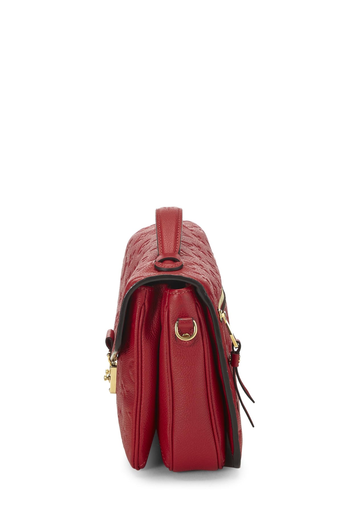 Louis Vuitton,  Cherry Monogram Empreinte Pochette Metis, Red
