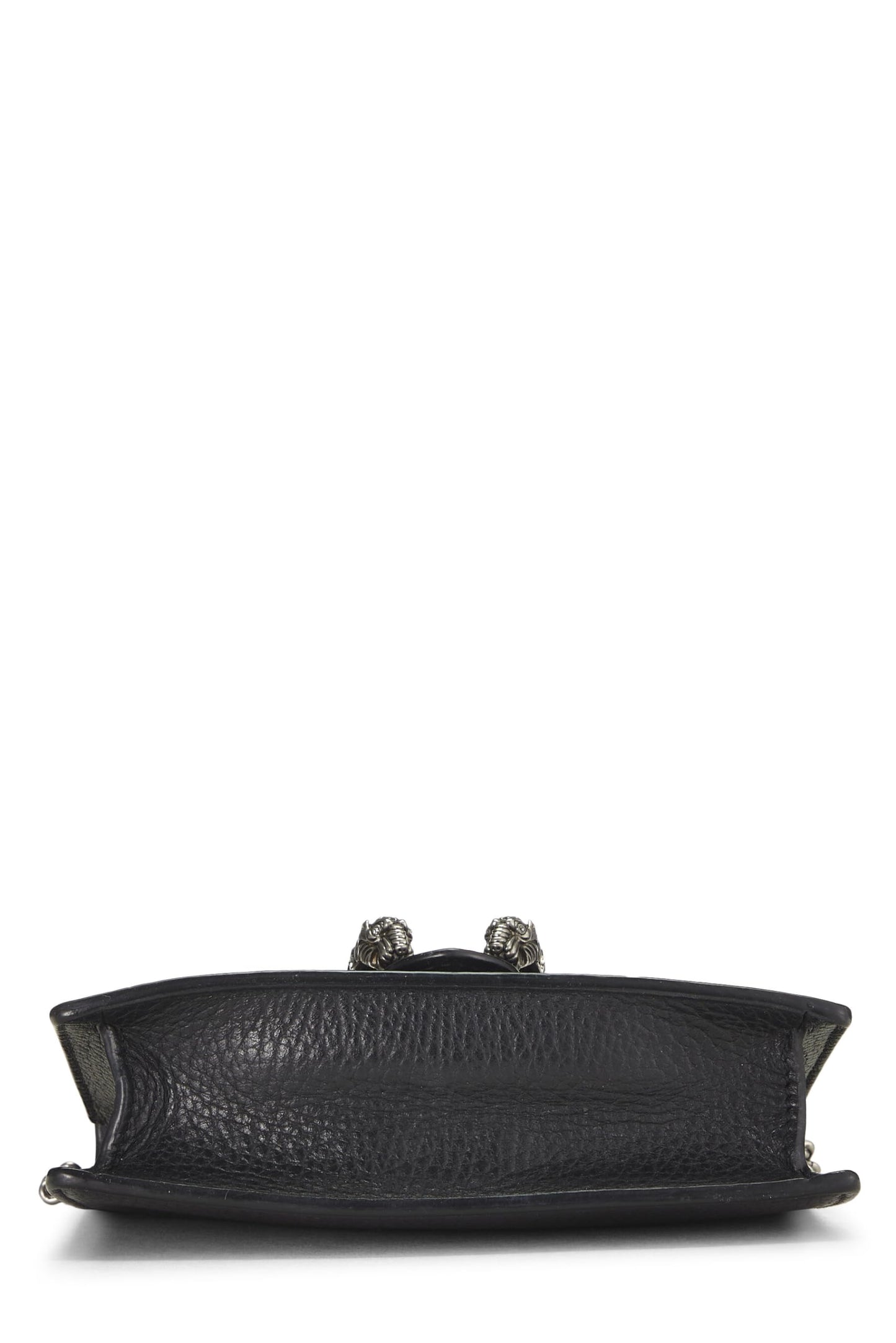 Gucci, Black Leather Dionysus Shoulder Bag Super Mini, Black