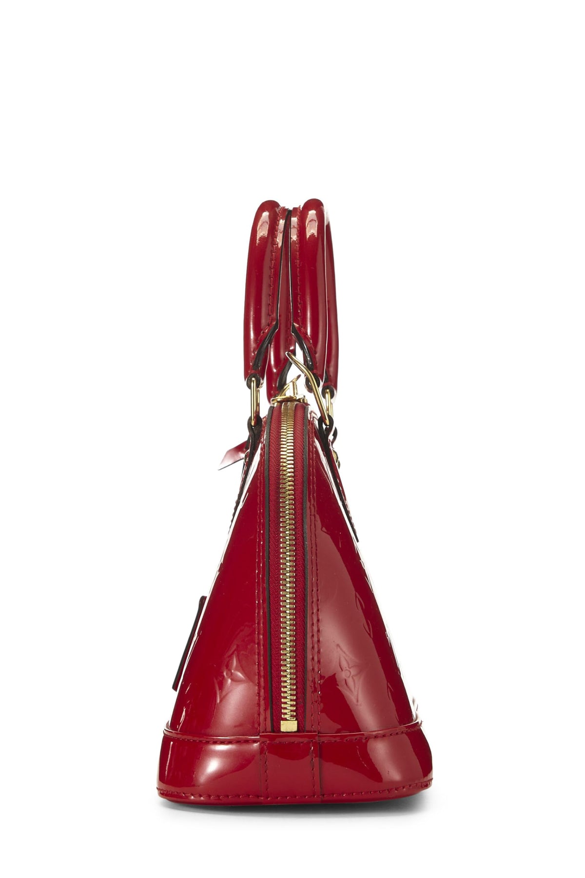 Louis Vuitton,  Cerise Monogram Vernis Alma BB, Red