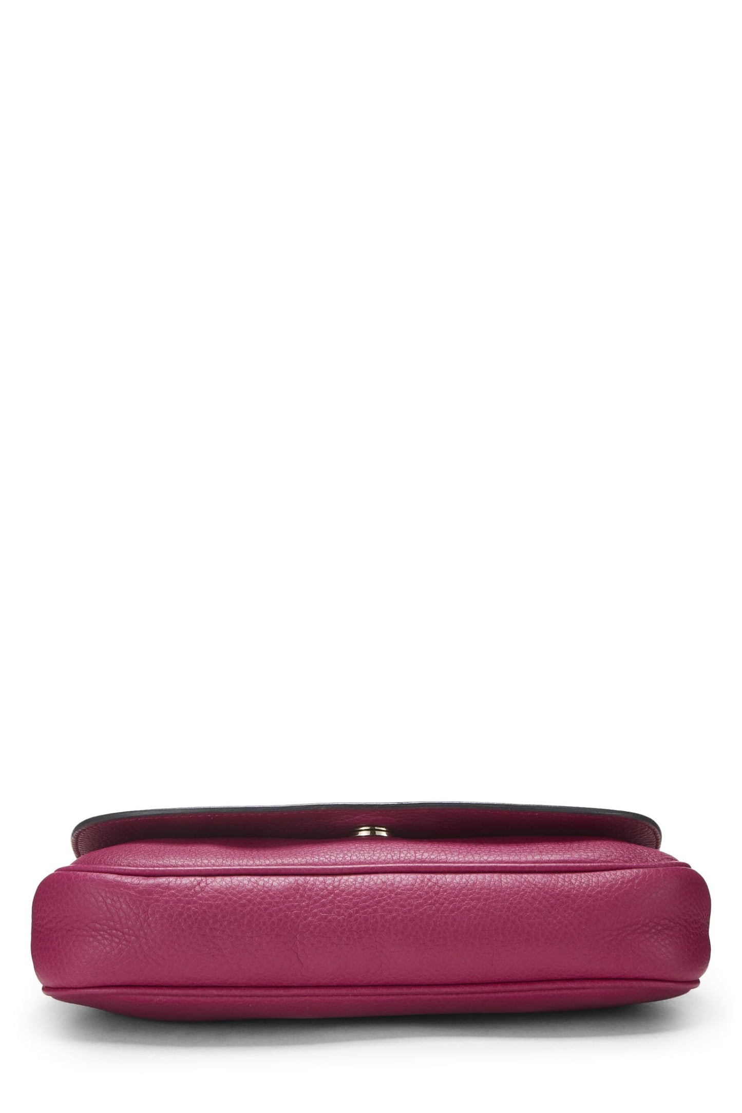 Gucci, Pink Grained Leather Soho Chain Flap Crossbody, Pink