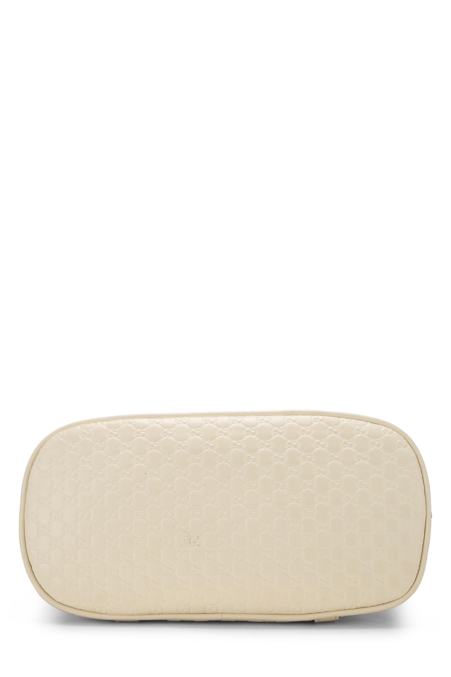 Gucci, Cream Microguccissima Leather Nice Dome Mini, White
