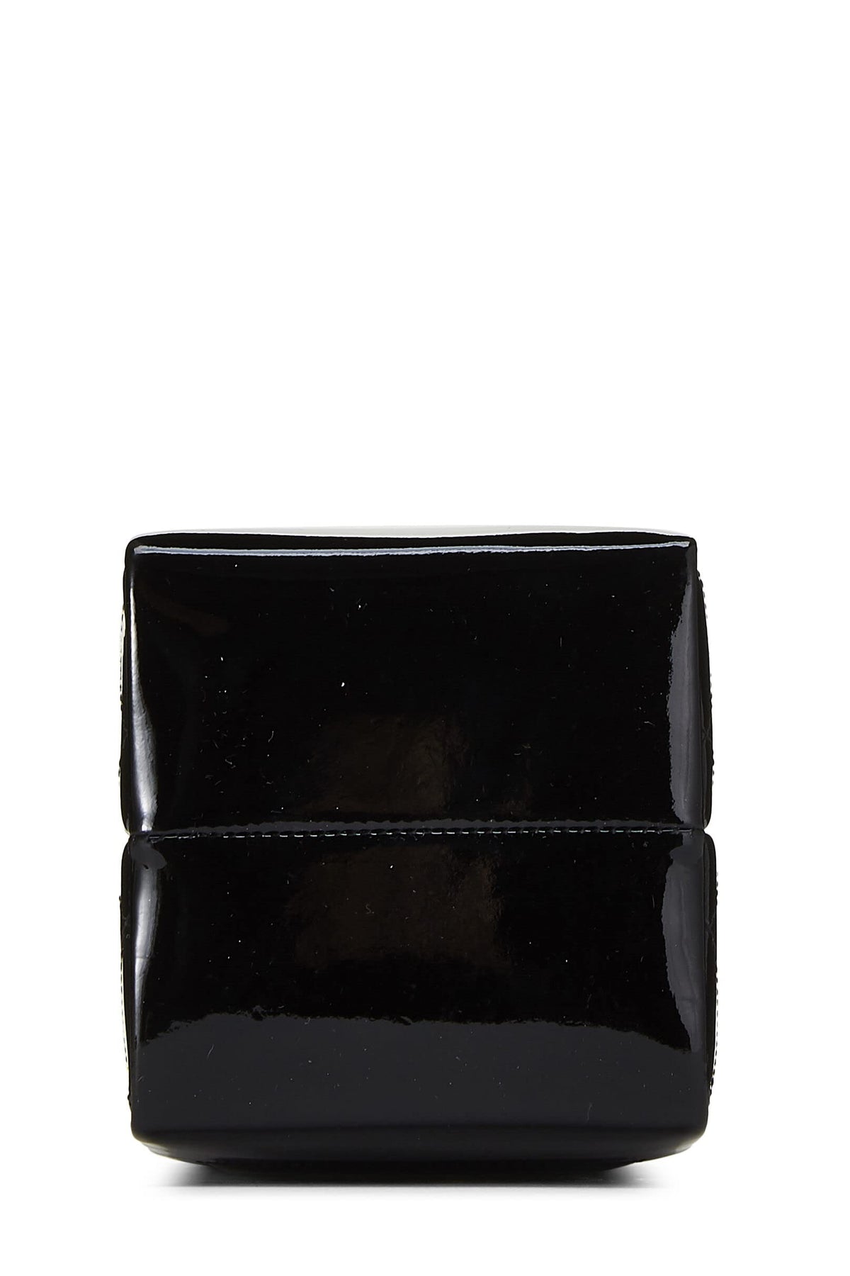 Chanel,  Black Patent Leather Milk Carton Bag, Black