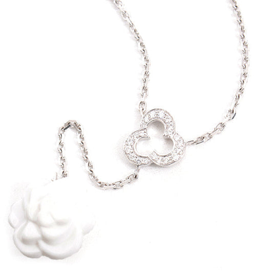 Chanel Camellia Diamond Necklace 750WG White Gold