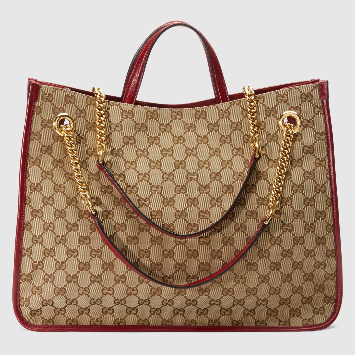 Gucci 1955 Horsebit Large Tote Bag Red