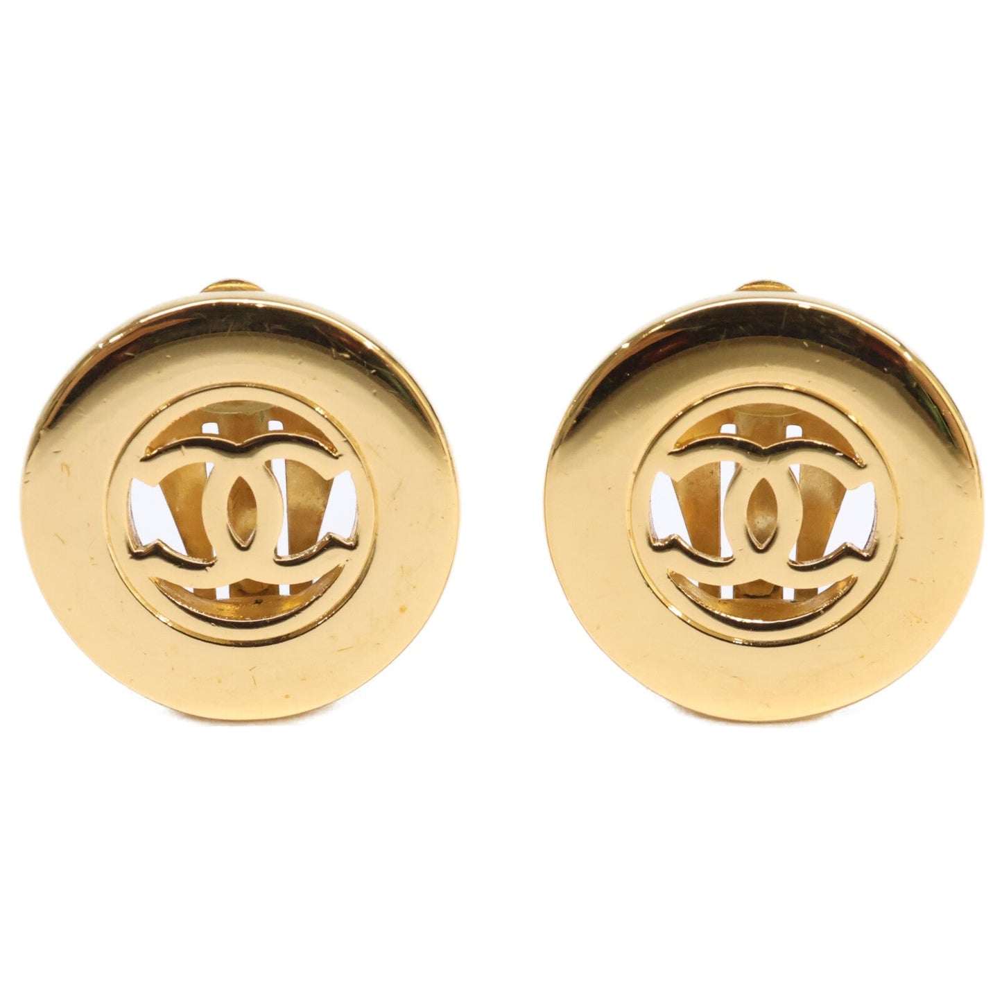Chanel Circle Coco Earrings