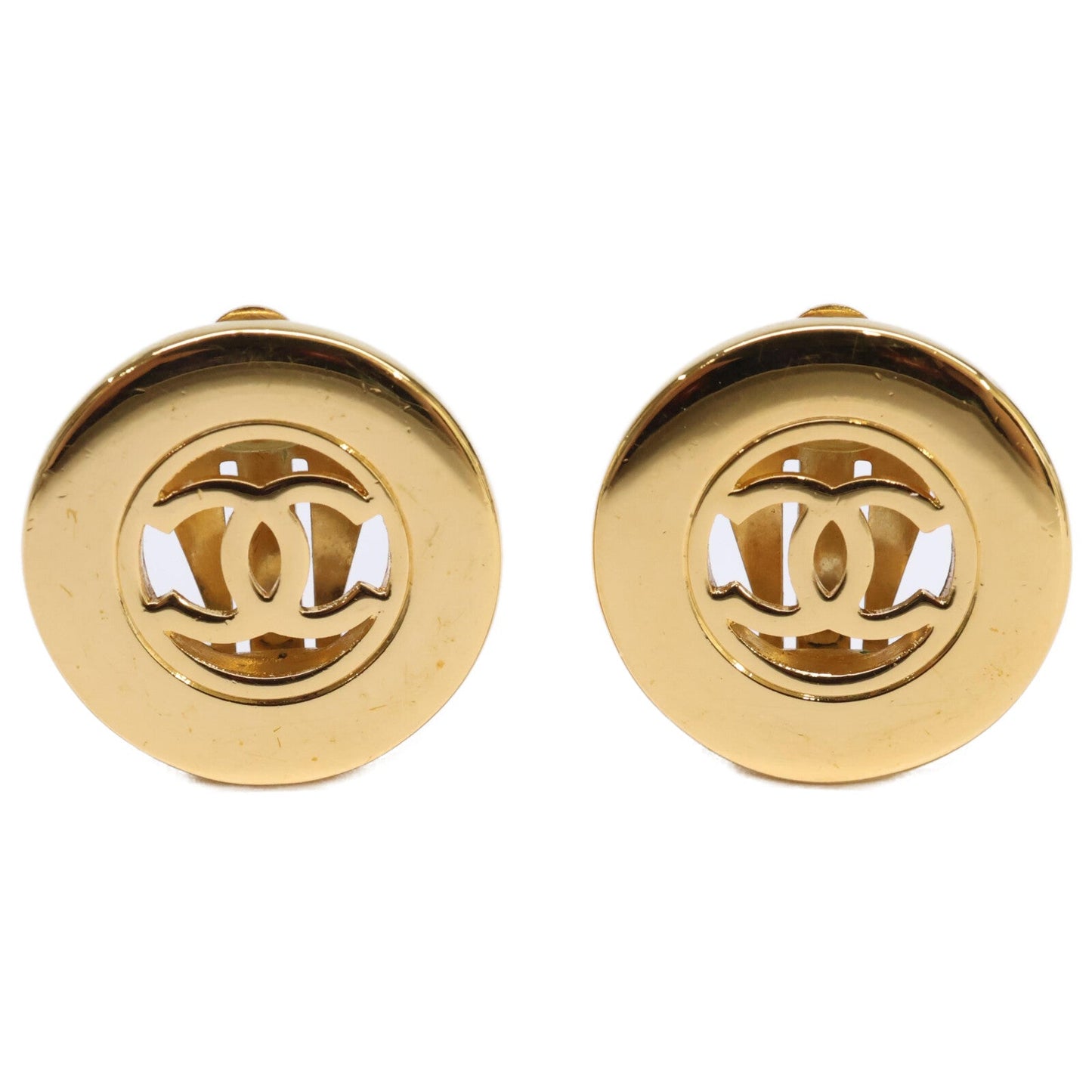 Chanel Circle Coco Earrings