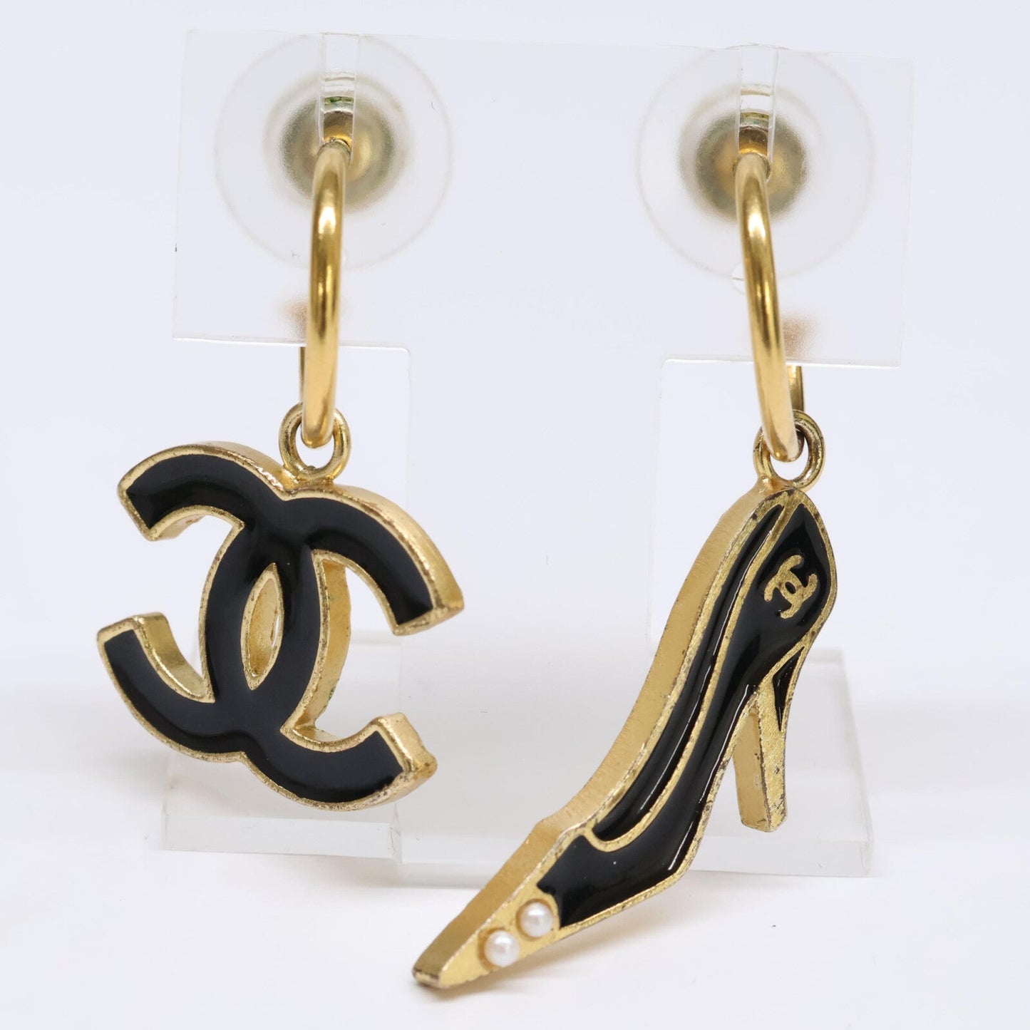 Chanel Coco Pumps Heel Earrings