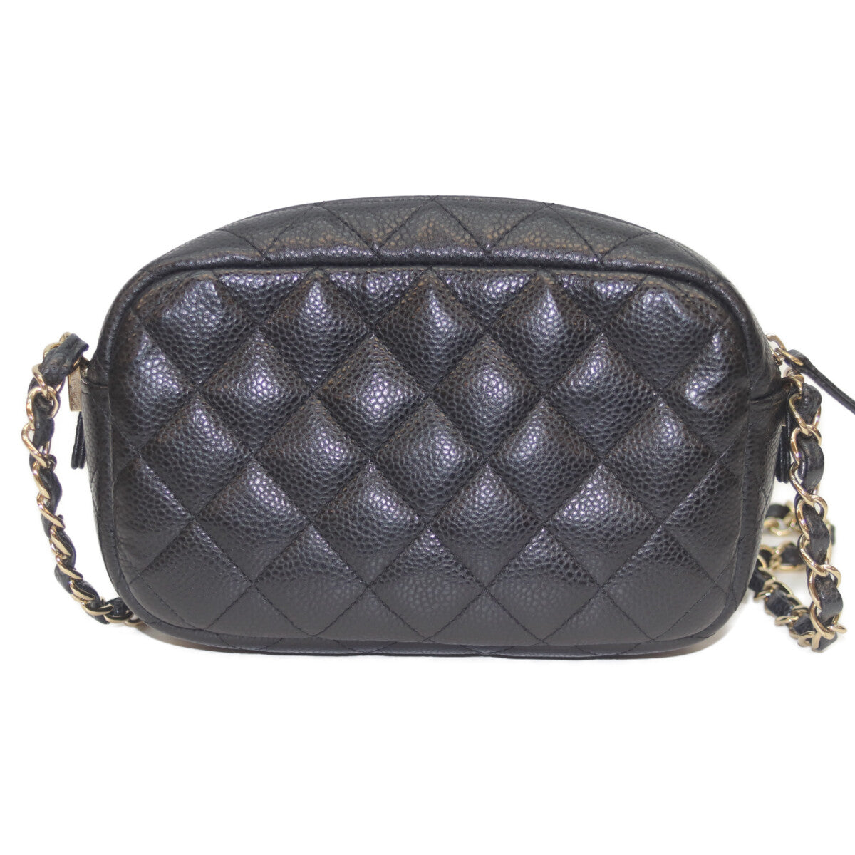 Chanel Camera Chain Caviar Shoulder Bag