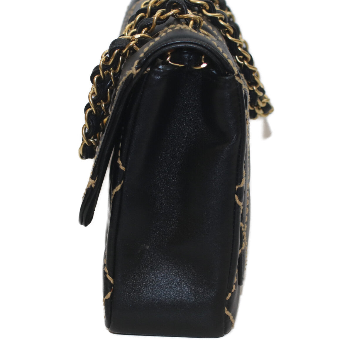 Chanel Wild Stitch Calfskin Shoulder Bag