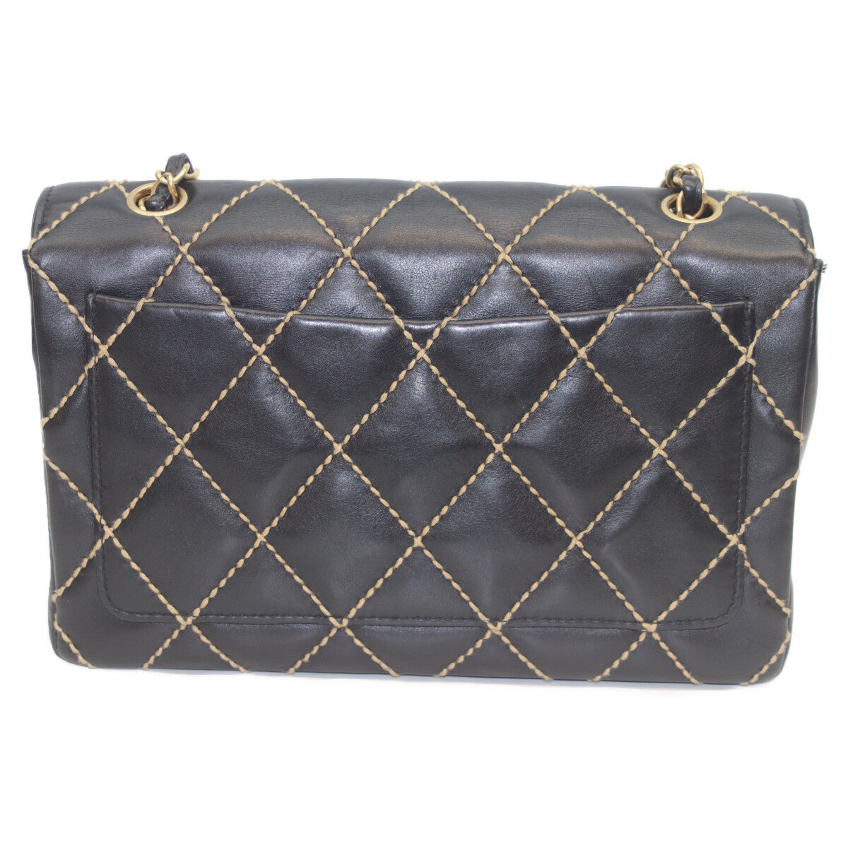Chanel Wild Stitch Calfskin Shoulder Bag