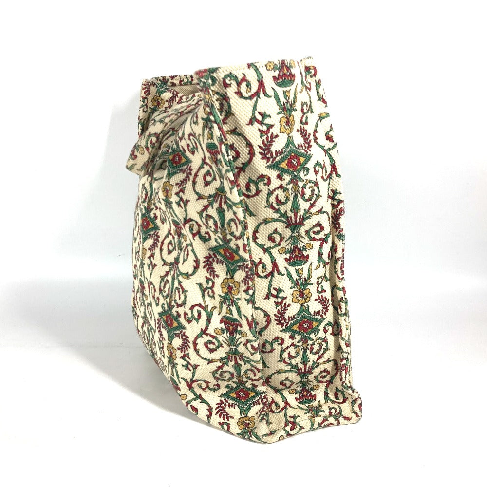 GUCCI Tote Bag canvas beige GARDEN Women Used