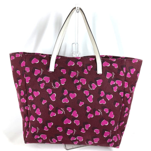 GUCCI Tote Bag 282489 Canvas / leather purple heart Women Used