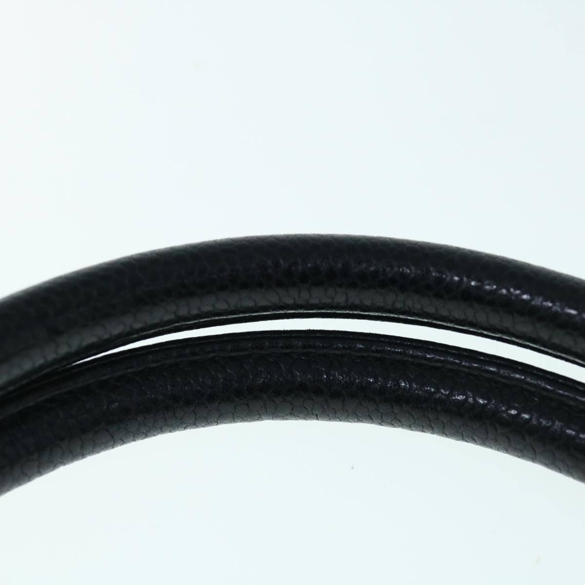 CHANEL Tote Bag Caviar Skin Standard Black CC Auth 62895S