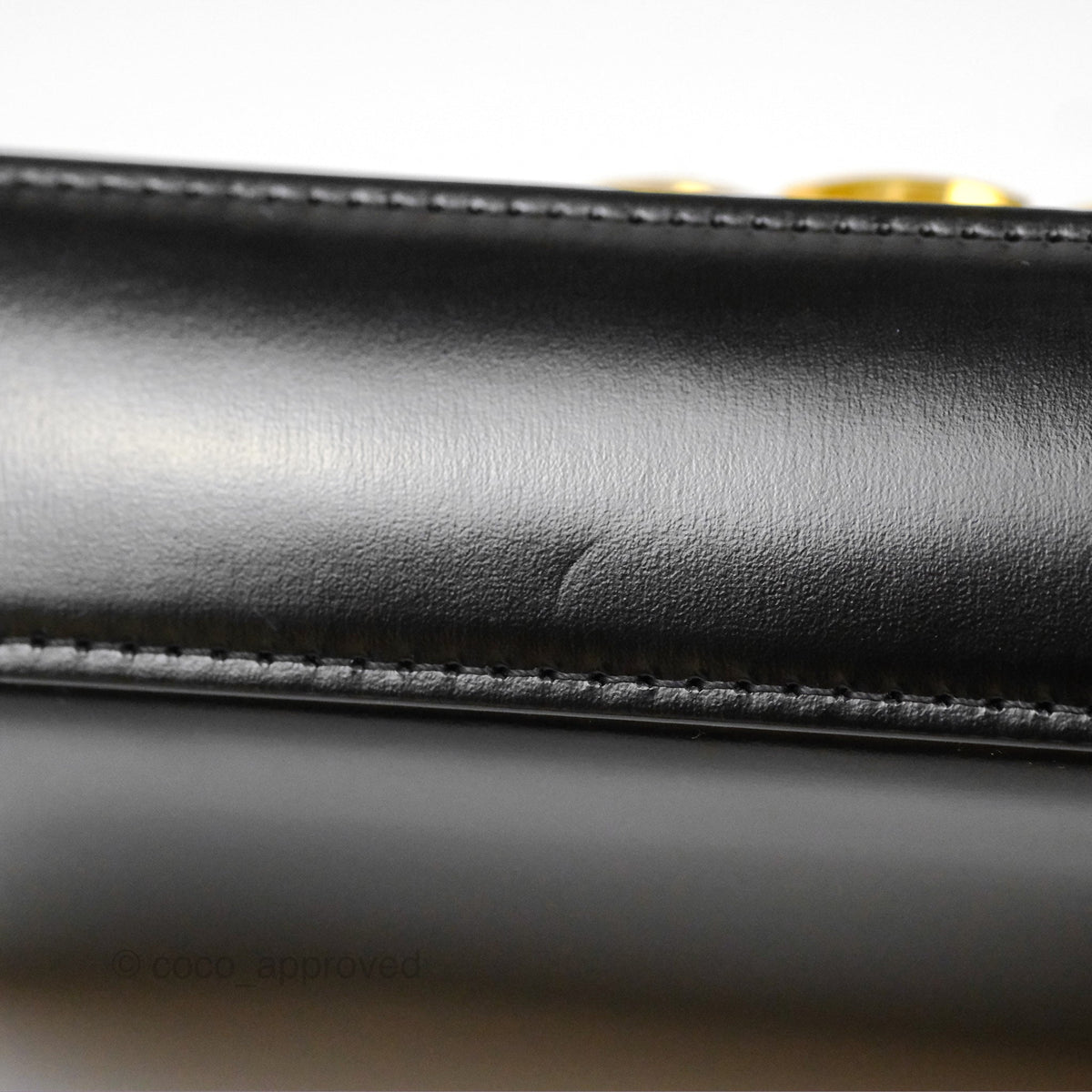 Celine Triomphe Shoulder Bag Black Calfskin