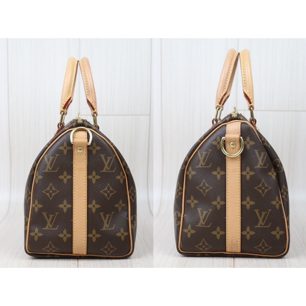 Rank A｜ LV Monogram Speedy 25 Hand Bag With Shoulder Strap｜24070424