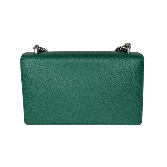 Gucci Emerald Green Leather Dionysus Shoulder Bag