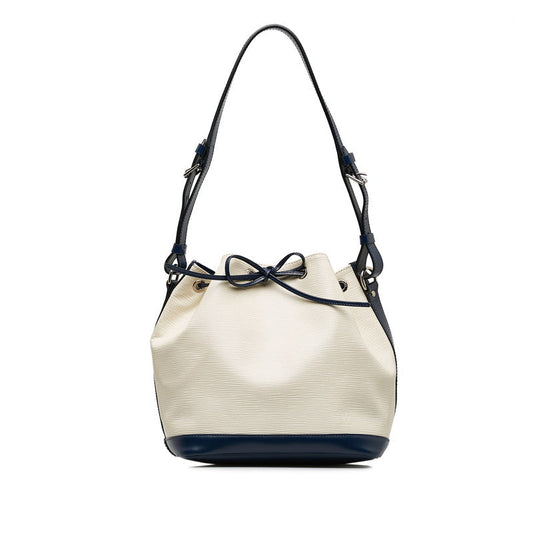 Louis Vuitton M40881 Ivory Navi Leather  Louis Vuitton