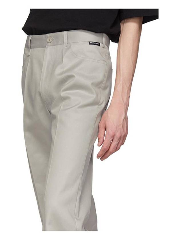 Luxury Balenciaga  Fluid Wide Pants Pearl Grey