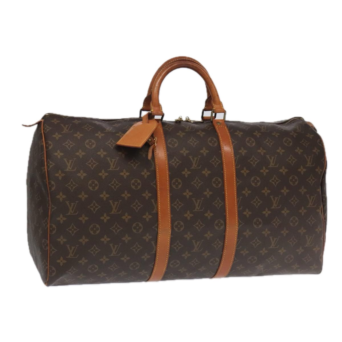 Louis Vuitton Keepall 55  Canvas Travel Bag