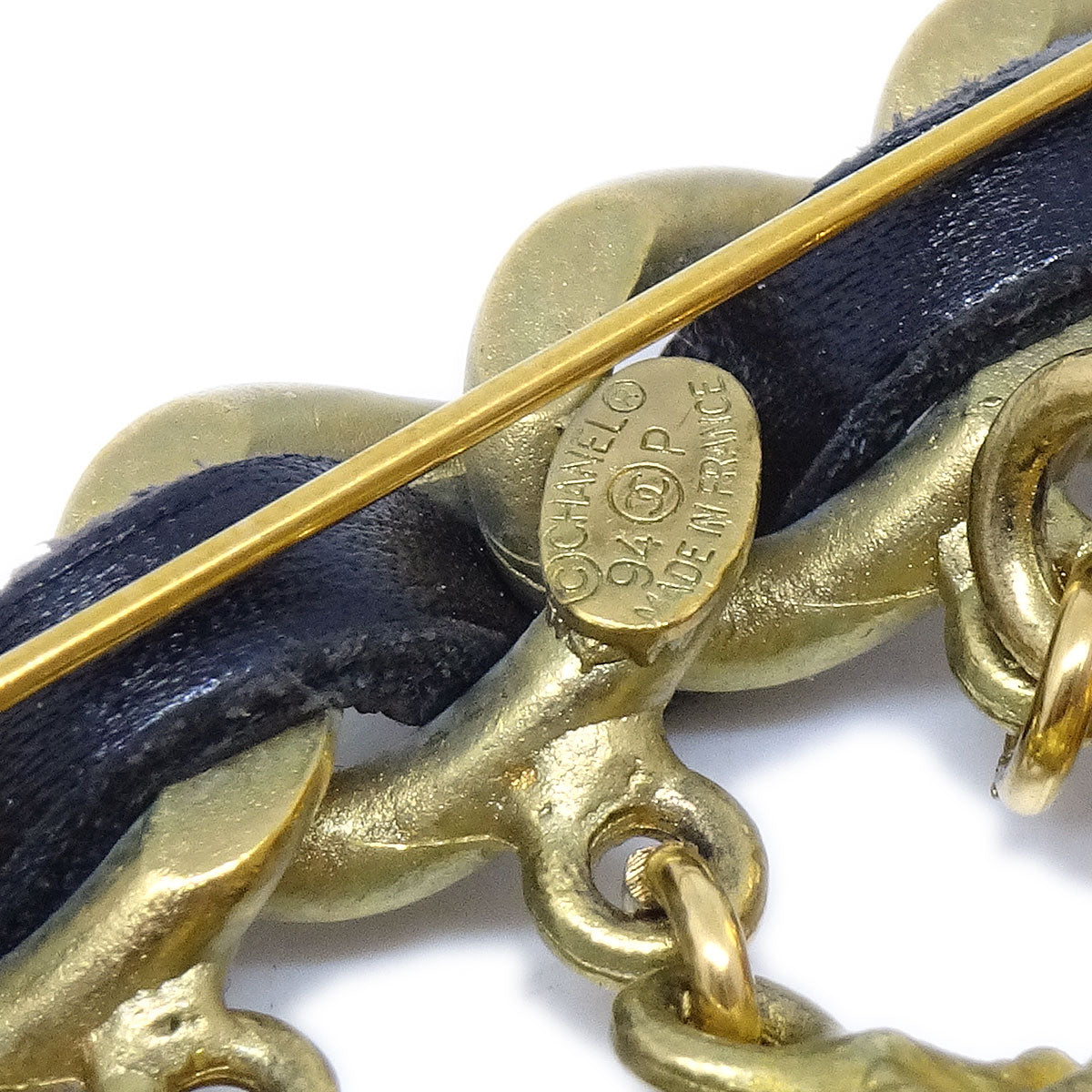 Chanel Icon Brooch Pin Gold 94P