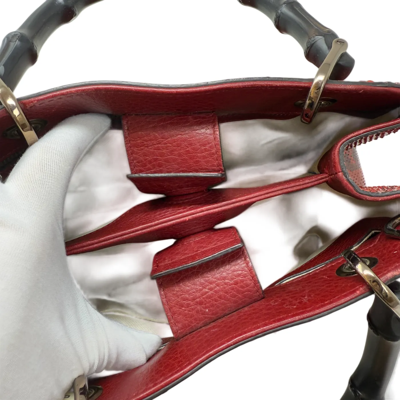 GUCCI Shoulder Hand Bag Daily Leather B-