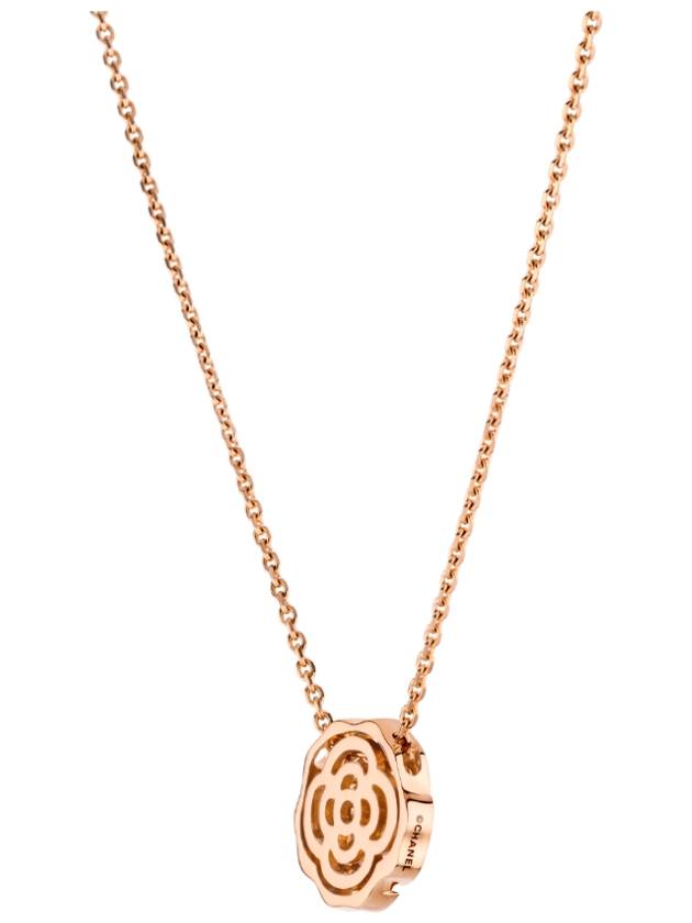Extrait De Camelia 18K Necklace Pink Gold Chanel