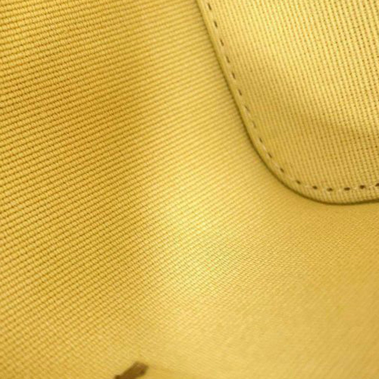 Yellow Chanel Mini CC Caviar Vanity Case with Chain Crossbody Bag
