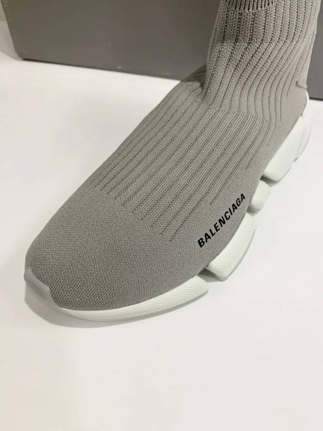 Luxury Balenciaga  Speedrunner high top sneakers gray