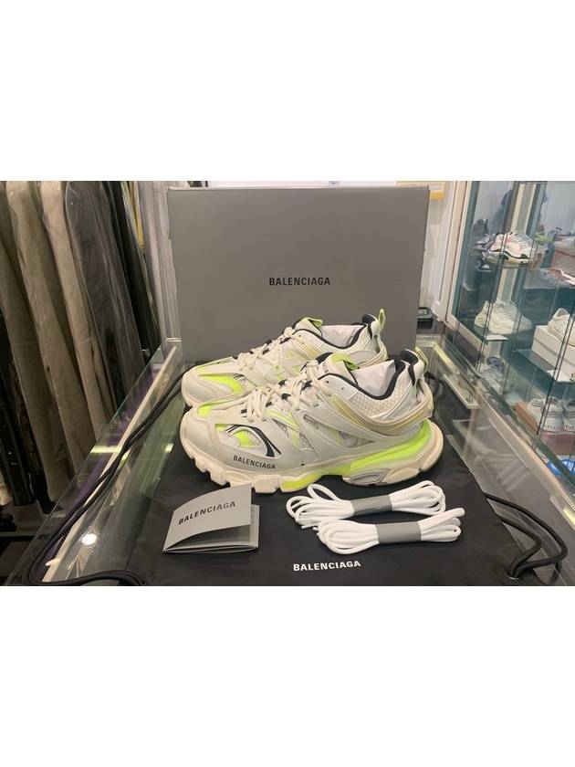Luxury Balenciaga  Track Low Top Sneakers Fluo Yellow White